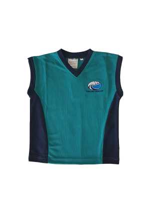 Long Bay Primary Sports Vest Jade/Dark Navy