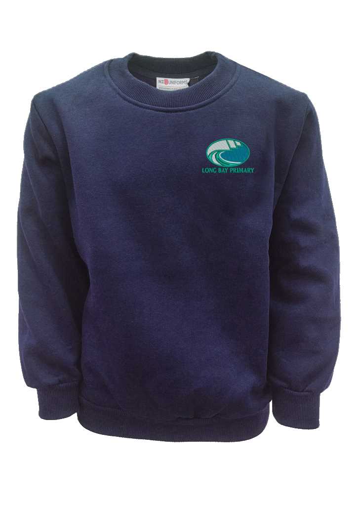 Long Bay Primary Crewneck Sweatshirt Navy